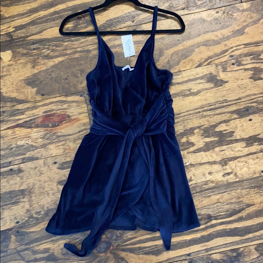 Skylar + Madison Blue Romper NWT